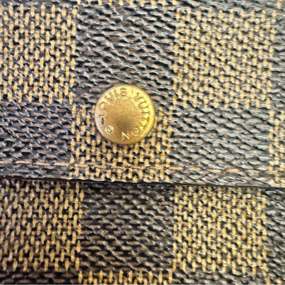 Authentic Louis Vuitton Sarah Wallet Brown Damier Eben. CA0030. Spain (2000) - Picture 10 of 13